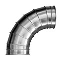 Nordfab Ducting Quick-Fit Elbow