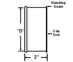 Nordfab Ducting End Cap dimensions