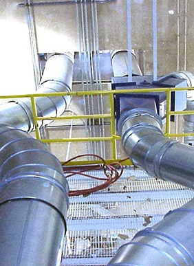 Nordfab Quick-Fit® ductwork was used for petrochemical manufacturing.