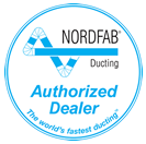 Nordfab Ducting authorized dealer logo