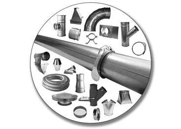 A range of Nordfab Ducting parts.
