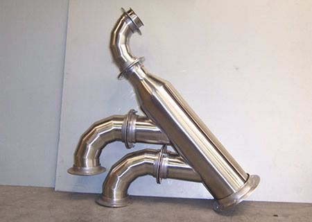 Stainless steel duct manifold