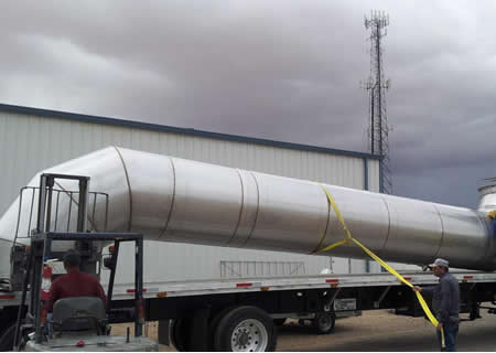 Industrial ducting stainless steel