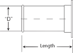 Nordfab Angle Flange Adapter drawing