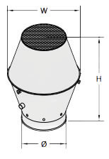 Nordfab Ducting Jet Cap