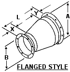 Nordfab Ducting Flanged Reducer