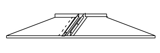 Nordfab Ducting Roof Skirt dimensions