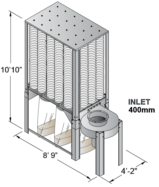 Nederman S1000 Collector Nederman Dust Collector