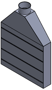 Nordfab Ducting Slotted Fume Hood illustration